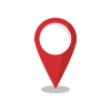 speedikon_Roadshow_Icon_Standpunkt Rotes Standort Symbol mit Schatten.